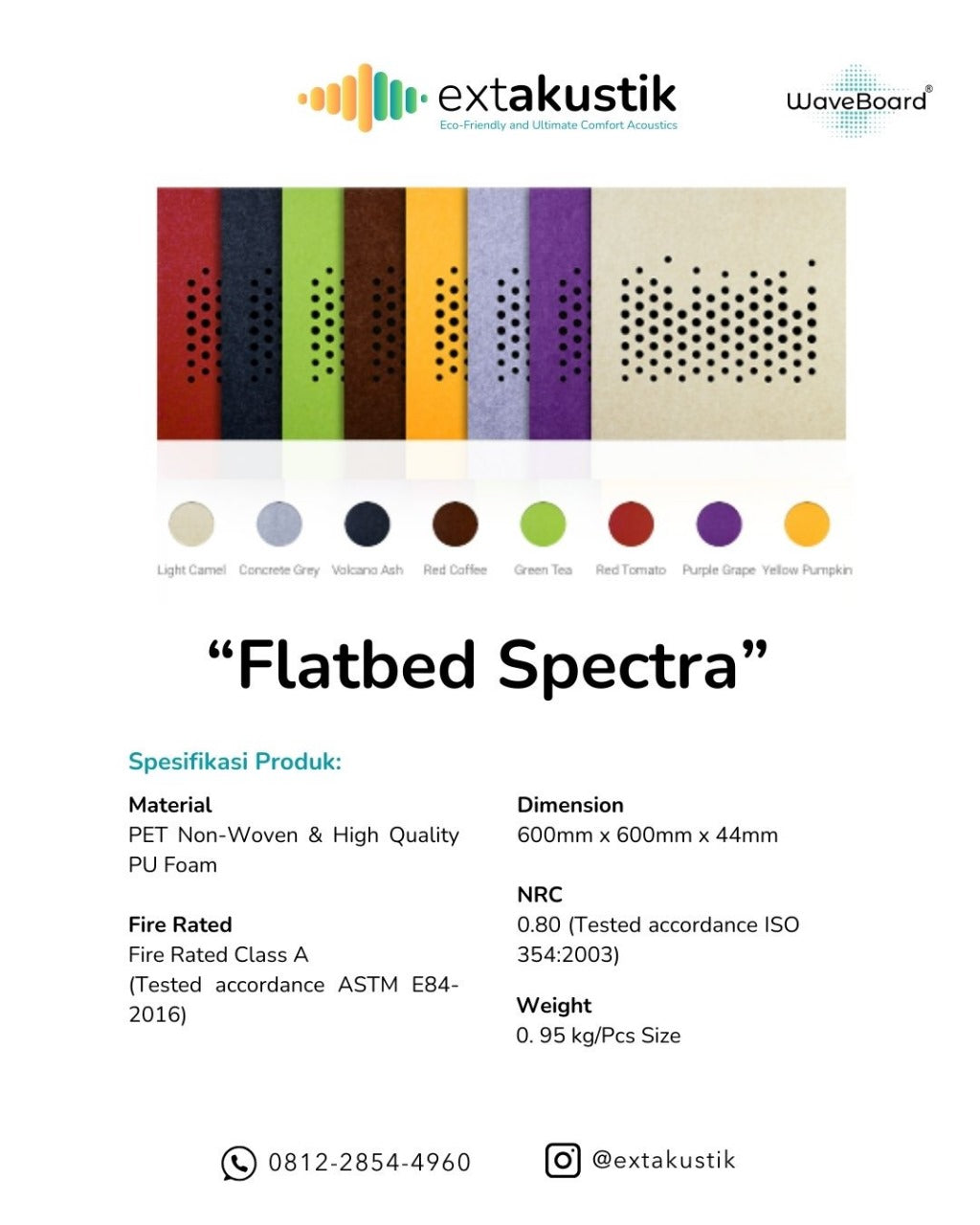 WAVEBOARD FLATBED COSMO SPECTRA (EXTAKUSTIK) WAVEBOARD FLATBED COSMO SPECTRA (EXTAKUSTIK)